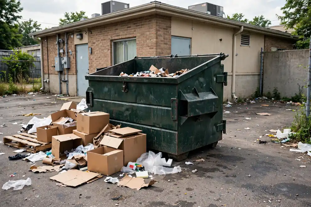 Commercial dumpster rental for businesses in Randolph County NC