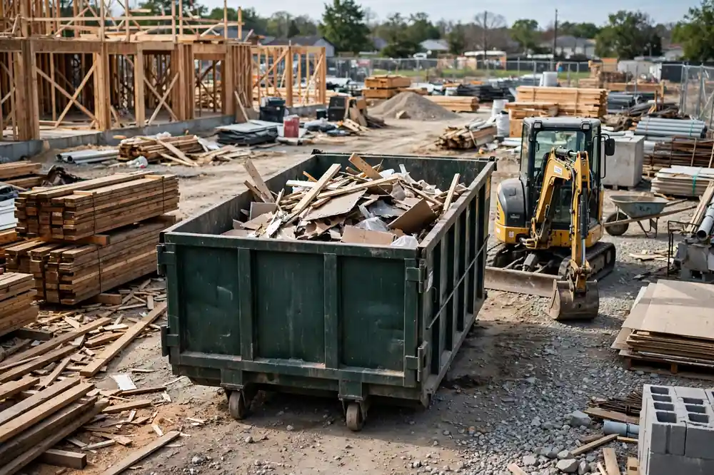 Construction dumpster rental for job sites in Asheboro, North Carolina