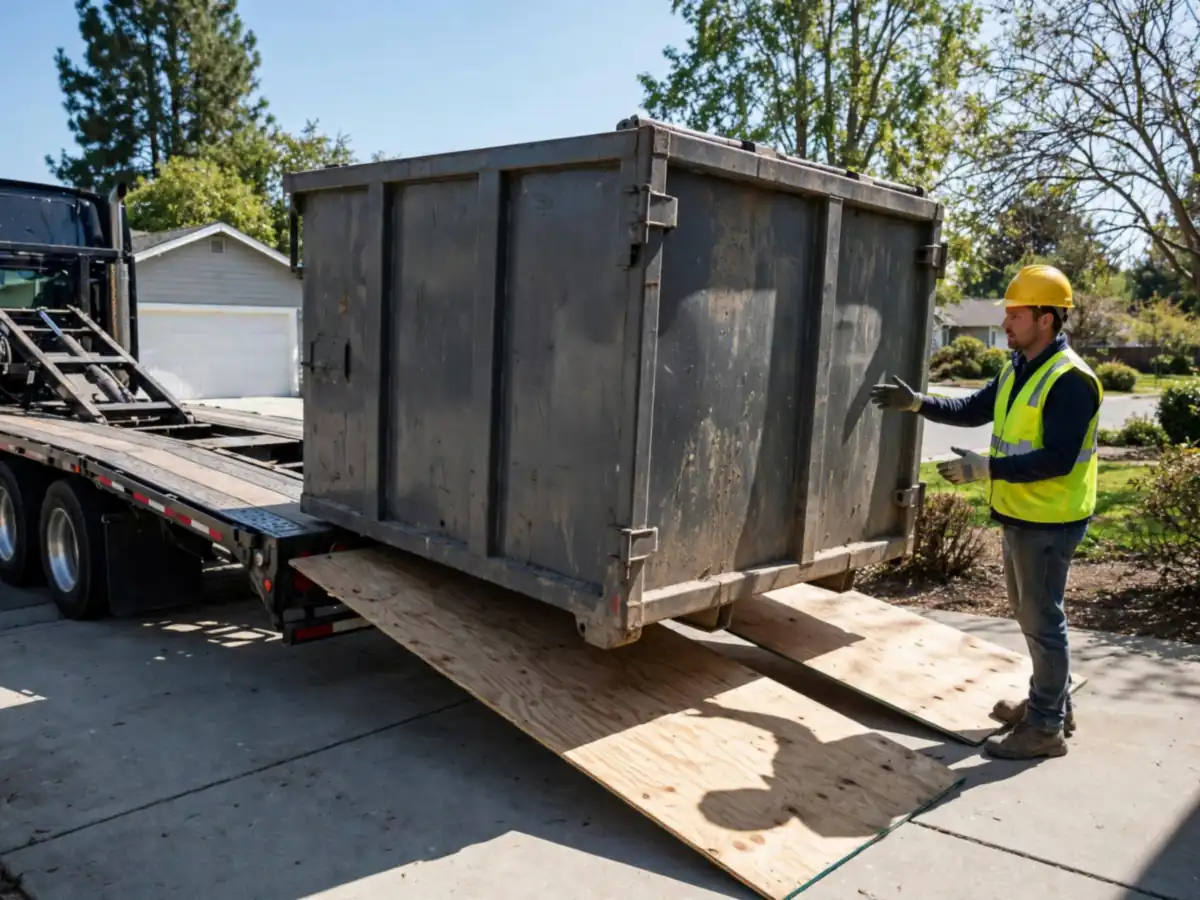 Roll-off dumpster rental in Staley, NC